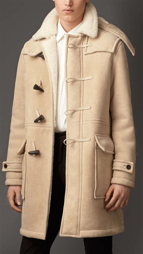 burberry dufflecoat weiß|Burberry men's coat outlet.